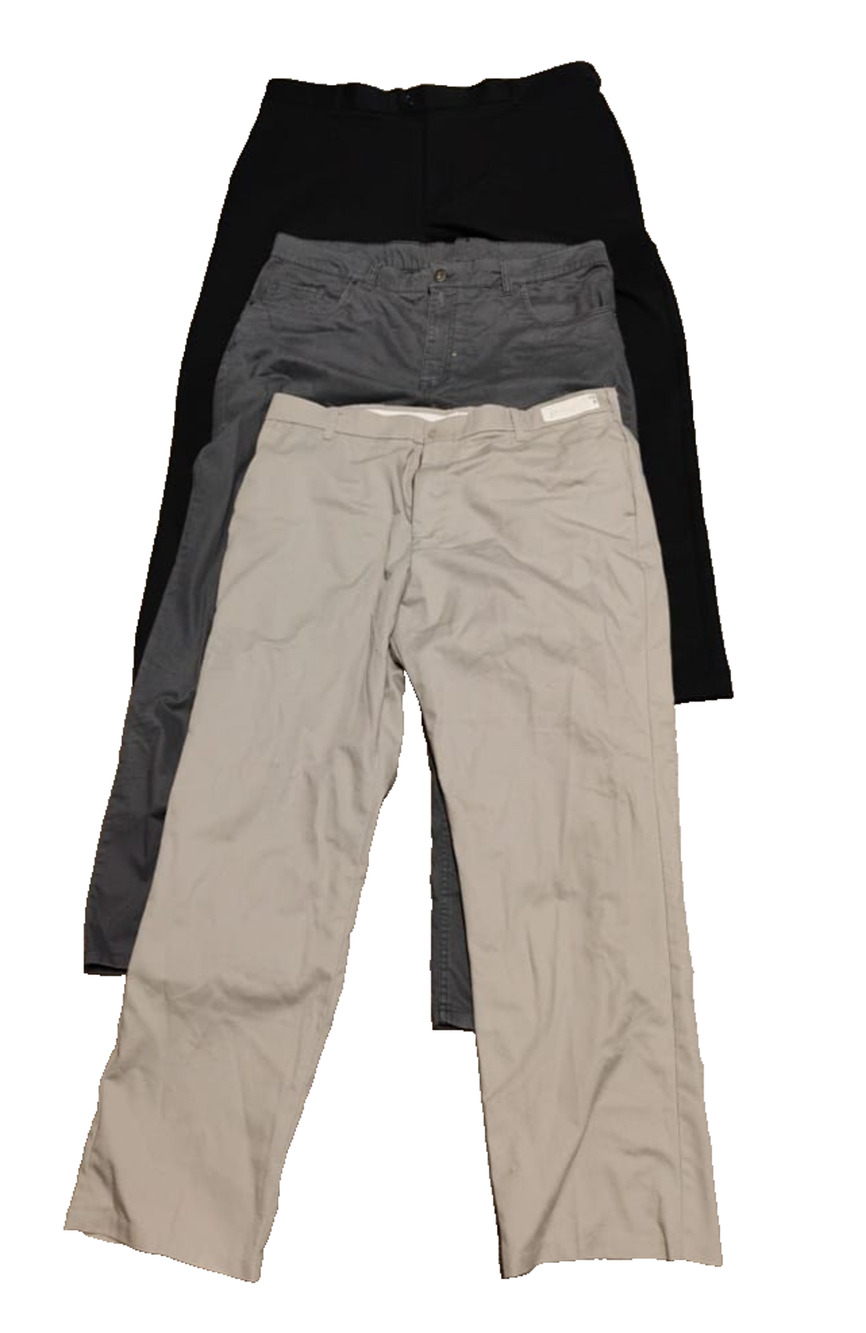 lot of 3 IZOD, aramark, george Men's dress Pants Sz 40X32 multico
